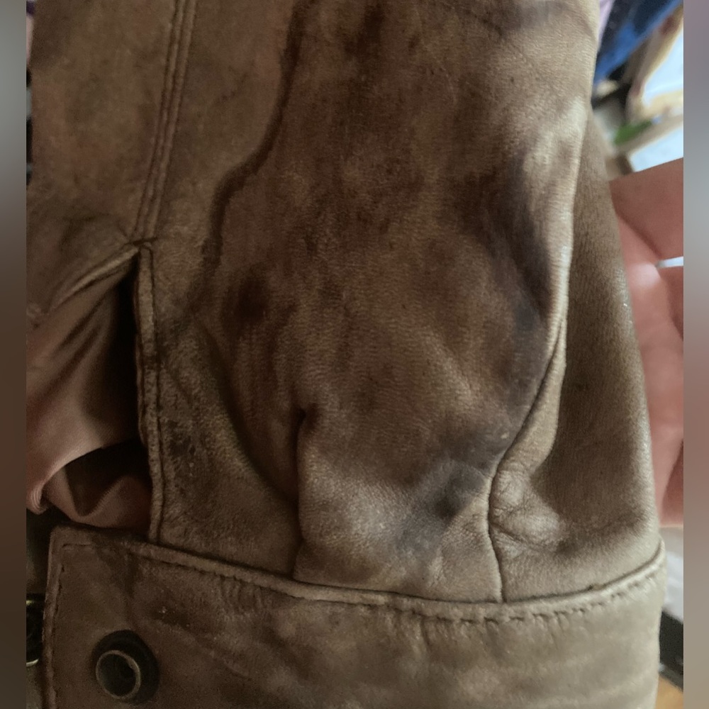 *HP* Hill&Archer, Vintage Bomber Leather Jacket, 44 - Picture 8 of 16